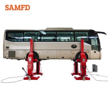 SAMFD 30 tonnes bus véhicule électrique mobile vis ascenseur cric de voiture simple poste ascenseur 1 poste équipement de levage hydraulique