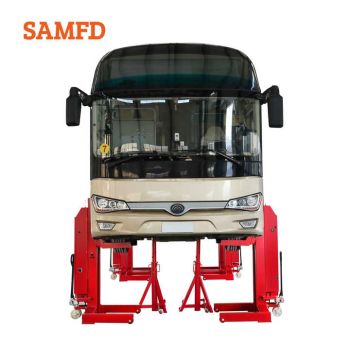 SAMFD Logo d'impression personnalisé Colonne élévatrice pour camion Levage pneumatique sans fil Colonne élévatrice manuelle