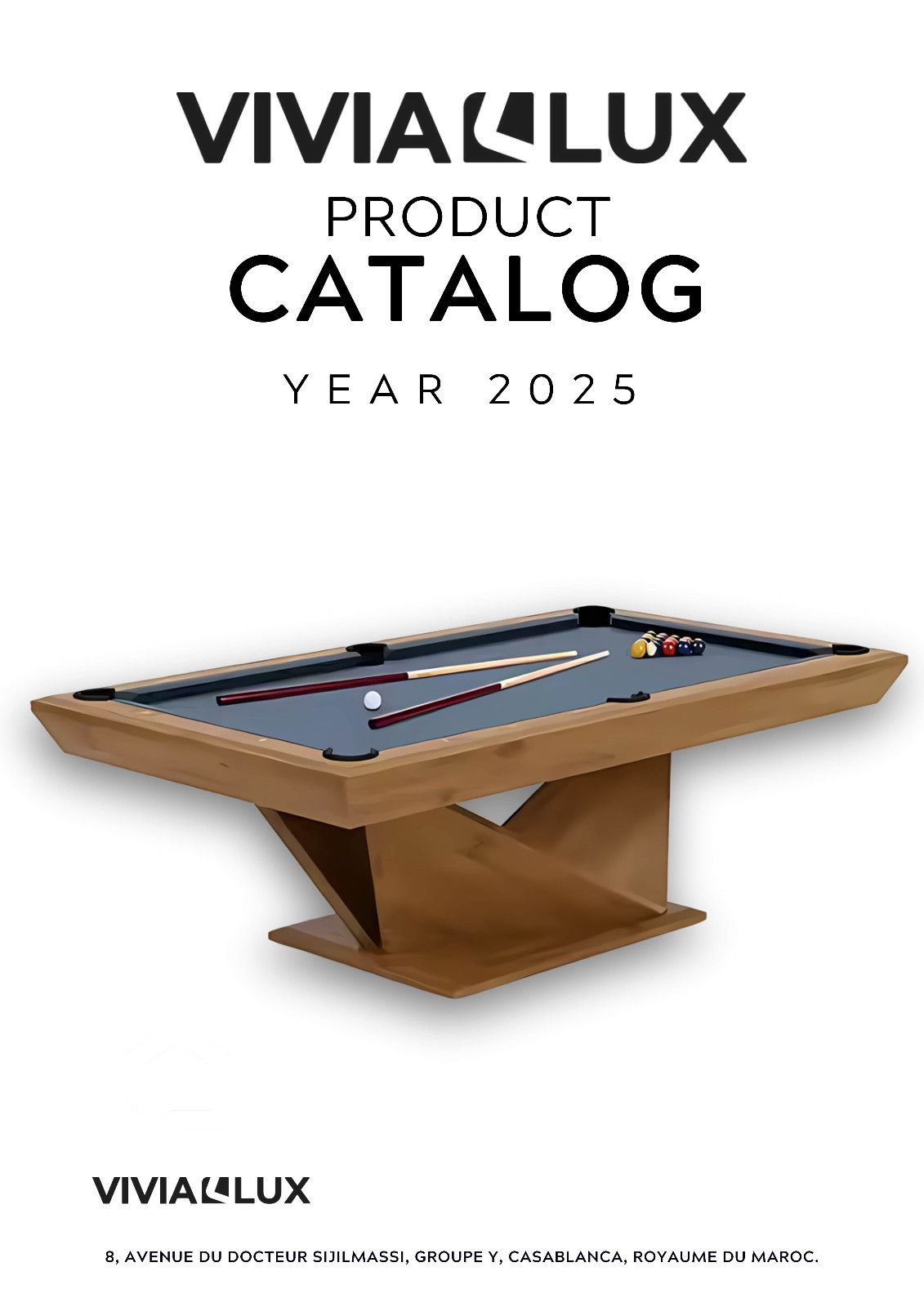 Table Billard Maroc Vivialux